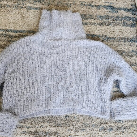 LA Hearts Sweater Women Small Blue Turtleneck Long Sleeve Chunky Knit - Picture 9 of 15